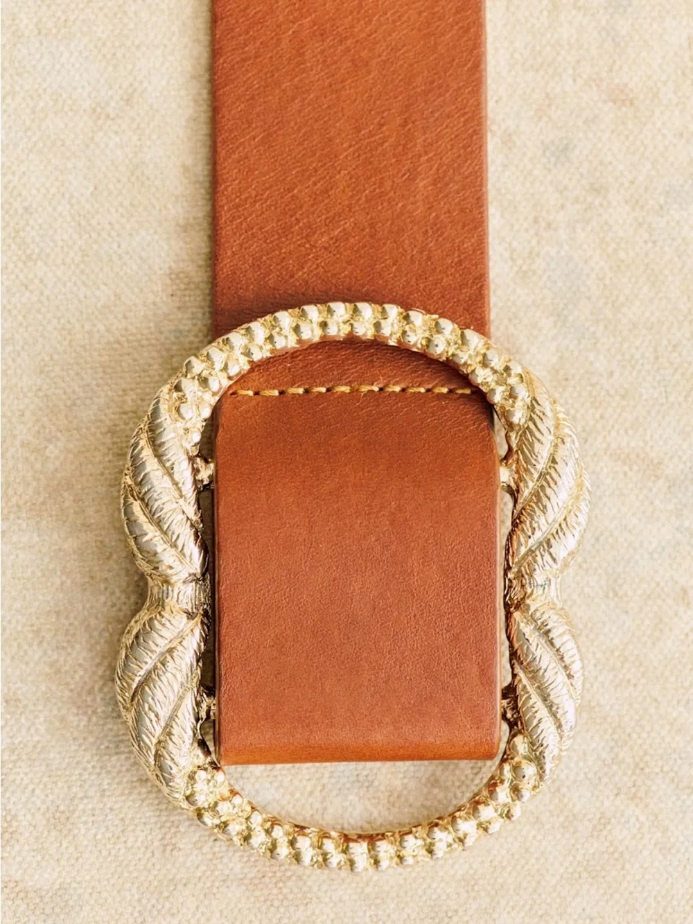 Sézane Artemis Belt-Natural Heritage Leather